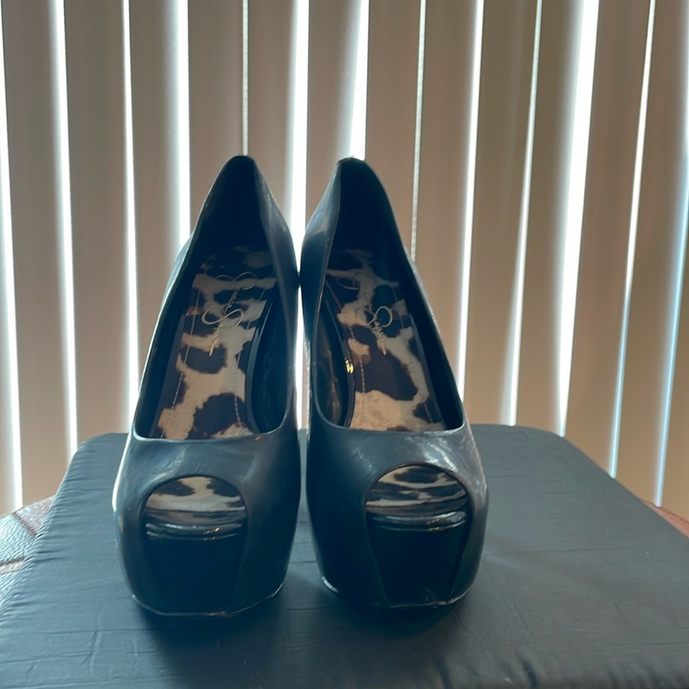 Black high heels